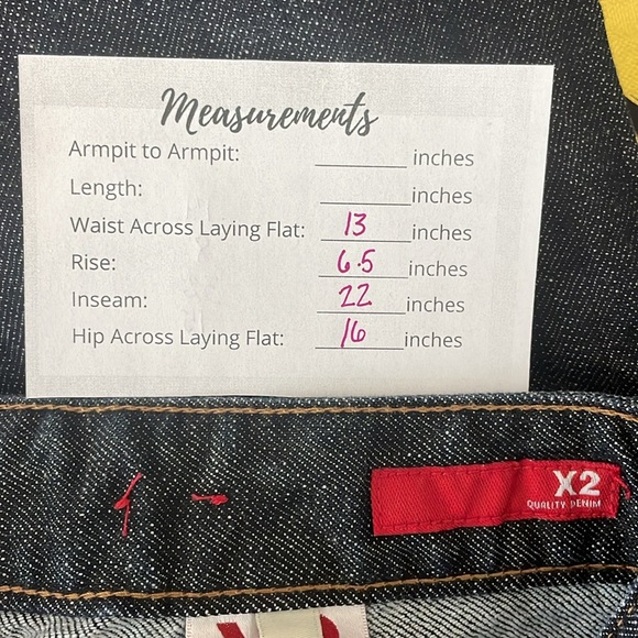 X2 Quality Denim Capri size 0 - Picture 6 of 8